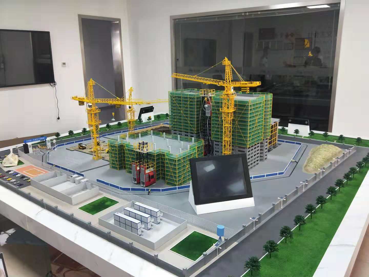 连云港建筑施工场景模型
